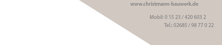 Website Christmann Bauwerk